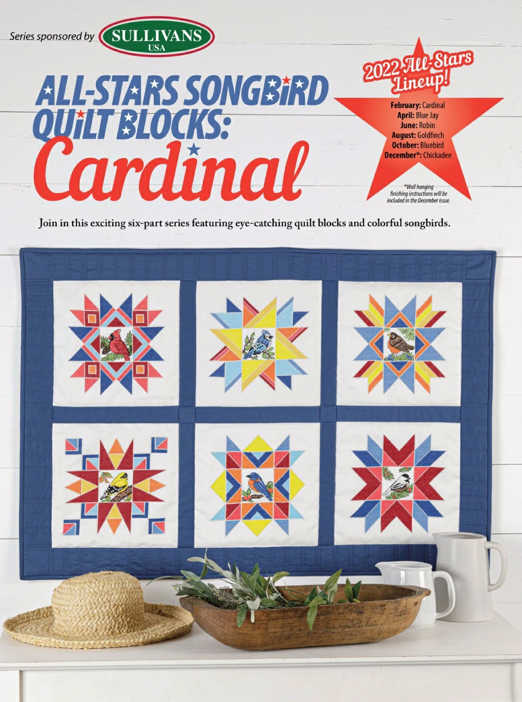 Bird Quilt – Cross Stitch PDF Digital Pattern