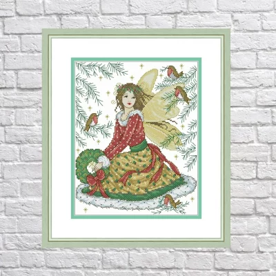 Christmas Fairy – Cross Stitch PDF Digital Pattern