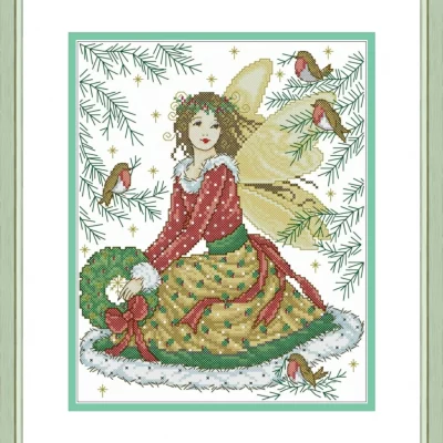 Christmas Fairy – Cross Stitch PDF Digital Pattern
