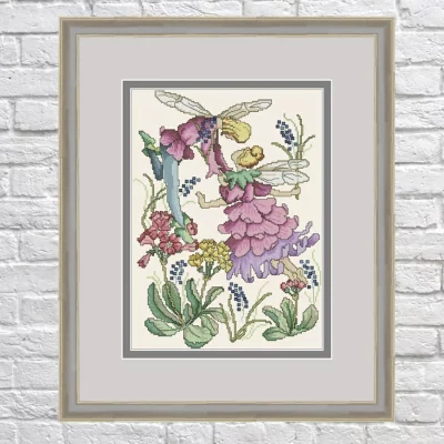 Flower Fairies #001 – Cross Stitch PDF Digital Pattern