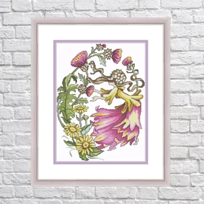 Flower Fairies #010 – Cross Stitch PDF Digital Pattern