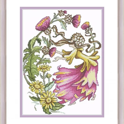 Flower Fairies #010 – Cross Stitch PDF Digital Pattern