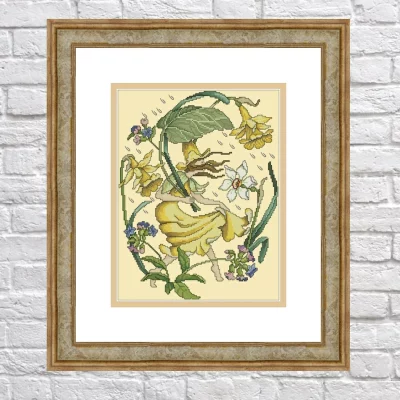 Flower Fairies #002 – Cross Stitch PDF Digital Pattern
