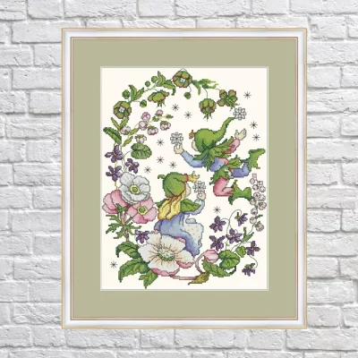 Flower Fairies #004 – Cross Stitch PDF Digital Pattern