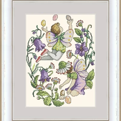 Flower Fairies #005 – Cross Stitch PDF Digital Pattern