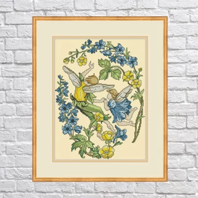 Flower Fairies #007 – Cross Stitch PDF Digital Pattern