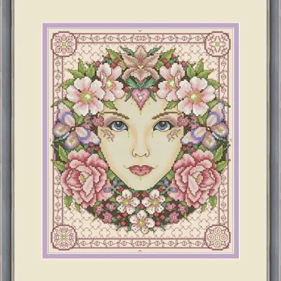 Rose Goddess – Cross Stitch PDF Digital Pattern
