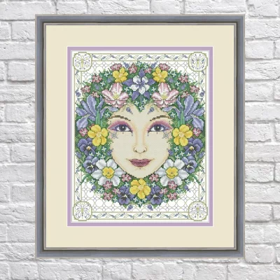Spring Goddess – Cross Stitch PDF Digital Pattern