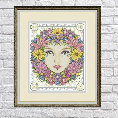 Summer Goddess – Design by Joan Elliott – Cross Stitch PDF Digital Pattern