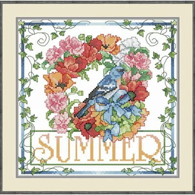Summer Wreath – Cross Stitch PDF…