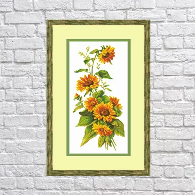 Sunflower Bouquet – Cross Stitch PDF Digital Pattern