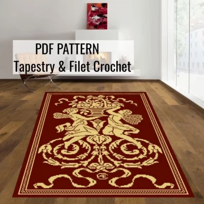 Fairies – Tapestry & Filet Crochet Pattern or Cross Stitch Design